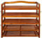 Casaria® Schuhregal mit 5 Ebenen 95x26x82cm FSC®-Zertifiziert Akazien Holz Massiv Bad Diele Flur Bad Schuhschrank Schuhaufbewahrung Schuhständer Braun