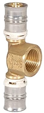 Alpex F 50 PROFI Übergangs-T-Stück mit IG, 26 mm x 1/2 x 26 mm