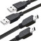SCOVEE PS3 Controller Charging Cable 10ft, Mini USB Charger Cable Cord for Sony Playstation 3/ PS3 Slim SixAxis Wireless Controller Wire,Mini-B Play Cable Long for GoPro Hero-4,HD,Dash Cam,MP3 Player