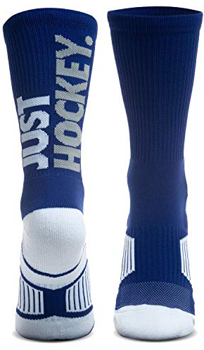 ChalkTalkSPORTS Hockey Socks - Performance Crew Socks for Hockey Players - Just Hockey - Youth