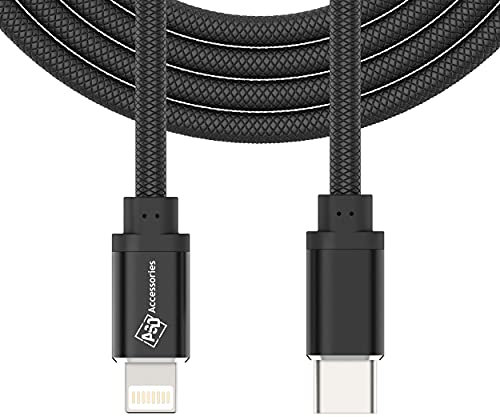 USB C to Lightning Cable [1.5M MFi Certified] Powerline II Premium Nylon Charging Cable for iPhone 14 Pro 14 Pro Max 13 13 Pro 12 Pro Max 12 11 X XS XR 8 Plus, AirPods Pro, Supports Power Delivery