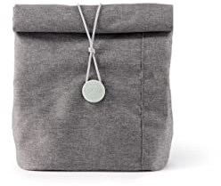 Lékué Bolsa para llevar almuerzo,comida To Go Organic, Gris, 4 l