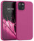 kwmobile Handyhülle für iPhone 13 Hülle, für iPhone 13 Case - Hülle Silikon - kabelloses Laden - Himbeer Pink