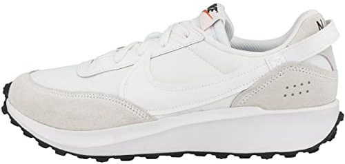 Nike Herren Waffle Debut Sneaker, White/White-Black-Orange, 40.5 EU