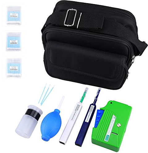 FTTH Kit de nettoyage à fibre optique avec cassette de nettoyage pour connecteurs FC SC ST LC MU 1,25 mm/2,5 mm