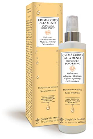 Dr Giorgini CREMA CORPO ALLA MENTA DOPO SOLE DOPO BAGNO - 250 ml