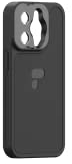 PolarPro - LiteChaser - iPhone 14 Pro - Case - Schwarz - MagSafe-kompatibel - Kompatibel mit dem Moment-Objektiv der M-Serie - Filterhalterung aus Aluminium