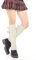 Yolev Damen Stulpen Leg Warmers Winter Gestrickte Beinstulpen Lange Beinwärmer mit Wollknäuel Lolita Stil Damen Mädchen Bekleidungs Zubehör