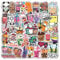 50Pcs Cartoon Beverage Stickers, Trendy Summer Bubble Milk Tea Flavored Drink Animal Sticker Pack, Cute Vinyl Waterproof Decals for Kids Teens, Party Favors for Water Bottle Laptop Phone