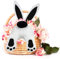 Osterkranz Mit Hase Osterhasenkranz Osterkranz Mit Hasenpopo Osterkranz Deko Ostern Kranz Mit Hase Hintern Anhänger Künstliche Blumen Kränze Girlande Wandkranz Türkranz Osterdeko Für Tür (A, One Size)
