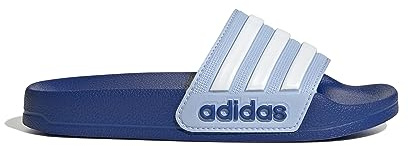 adidas Unisex Kinder ADILETTE SHOWER SLIDES, blue dawn/Cloud white/team royal blue, 33 EU