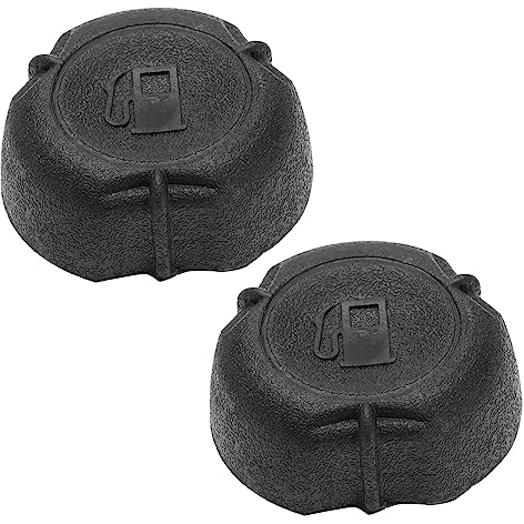 ECSiNG 2Pcs Fuel Tank Cap Replacement 397974 692046 Compatible with Briggs & Stratton Quantum Europa Lawn Mower Fuel Tank Cover Plastic