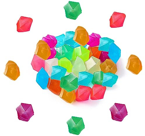Changyeah Galets Phosphorescents pour Podiums, Lot de 300, Mélange Coloré | Pierre Lumineuse, Brille Dans le Noir, Absorbe la Lumière, Cailloux Decoratif pour Aquarium, Jardin, Vase, Allées