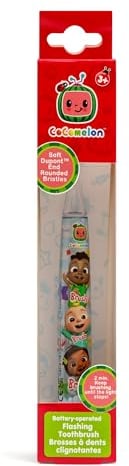 CoComelon Flashing Battery Powered Children's Toothbrush - 2 Minute Timer