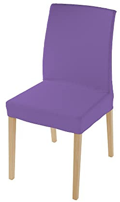 Italian Bed Linen Stuhlhussen mit stuhllehne Piu Bello, Lila