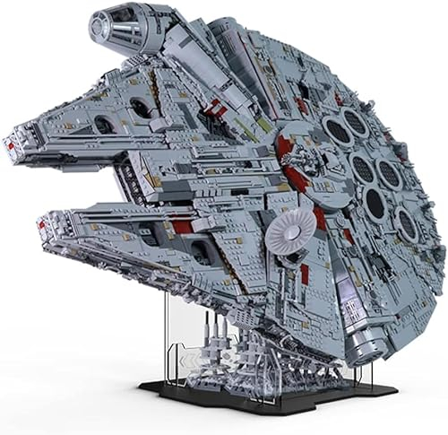 KeKeDuo Millennium Falcon Acryl Ständer, 5mm Display Ständer für 75192 Millennium Falcon