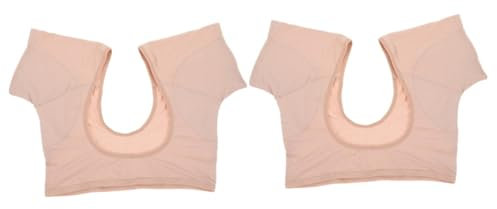 DOITOOL 2stücke Praktische Atmungsaktive Unterarm-schweißweste Für Damen Wiederverwendbare Schweißpads Für Achselhöhlen Waschbar Und Schweißabsorbierend Für Yoga Laufen Und