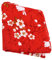 GOOHOCHY Bento-Wickeltuch tatsächl japanische geschenkideen japanisches Wickeltuch Türdekoration Geschenkboxen für Wickeltuch aus Stoff Bento-Tuch Kirschblüten Bento-Tasche rot