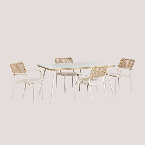 SKLUM Garten-Set Tisch und 4 Stühle Arhiza