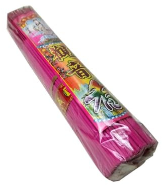 WXMYOZR Sticks d'encens Chinois/bâtons Joss (275 bâtons), Vanille Sandalwood Méditation Ancestor Home Bouddhisme Encens 12,6 Pouces,Rouge
