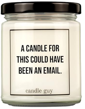 candle guy Duftkerze im Glas [Brennzeit 70h] - Duft-Kerze handgemacht mit Spruch | Freches Geschenk für Frauen, Freundin, Geburtstag | 100% Sojawachs, schöne natürliche Düfte mit ätherischem Öl