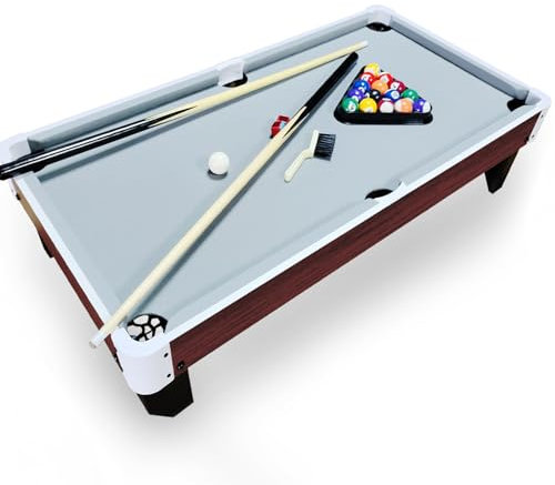 OYE 40 Inch Mini Pool Billardtisch Pooltisch Spiel, Mini Billiard Tisch mit komplettem Zubehör Größe 102 x 51 x 23 cm