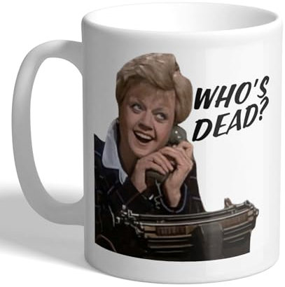 I Love Mugs - Murder She Wrote - Who's Dead - Jessica Fletcher, Angela Lansbury Mug, Ceramic, 11fl.oz.