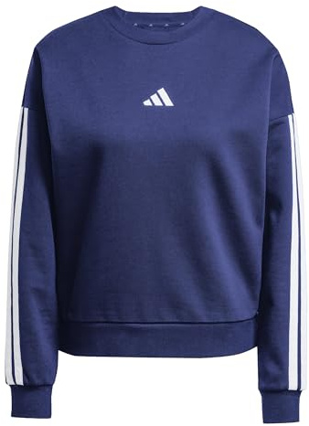 adidas Women's Essentials 3-stripes Fleece Sweatshirt SWEATSHIRT (LONG SLEEVE)
