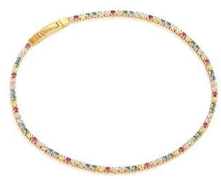Sif Jakobs Armband Ellera Regenbogen 19 cm 18kvergoldet