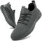 KTVHYW Schuhe Herren Sneaker Leicht Sportschuhe Laufschuhe Atmungsaktive Turnschuhe rutschfeste Hallenschuhe Herren Outdoor Tennisschuhe Walkingschuhe für Running Joggen Fitness Dunkelgrau 46