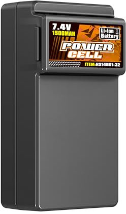 2S 1500mAh Modularity RC Car Upgrade Accessories, 2S 7.4V 1500mAh Lithium-ion Battery, Spare Parts RC Battery for 1/14 &Scale 14431 14412 14411 14331 14322