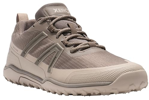 Xero Shoes Damen Scrambler Low Waterproof Barefoot Trail Run Schuh, Morel/Pure Cashmere, 39 EU