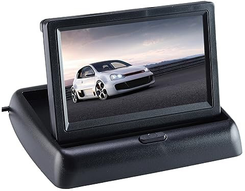 Housoutil Écran De Moniteur pour Voiture Moniteur De Vue Arrière Entrée Vidéo pour Caméra De Recul Utilisation