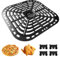 Air Fryer Grill Pan for Trays Air Fryer Basket Replacement for Vortex Plus 6QT, Airfryer Rack with 4 Rubber Bumpers Air Fryer Grill Plate, Dishwasher Safe (9.1x9.5inch)
