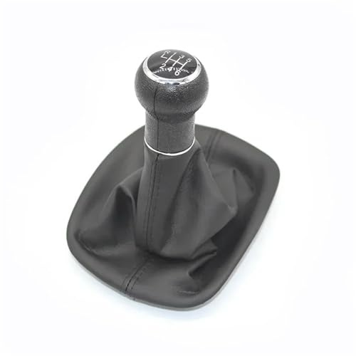 Pomo Palanca Cambio para VW para Passat para B5 1998-2004 Funda Piel Pomo Cambio Marchas De 5/6 Velocidades, Pomo Marcha(A 6 Speed)