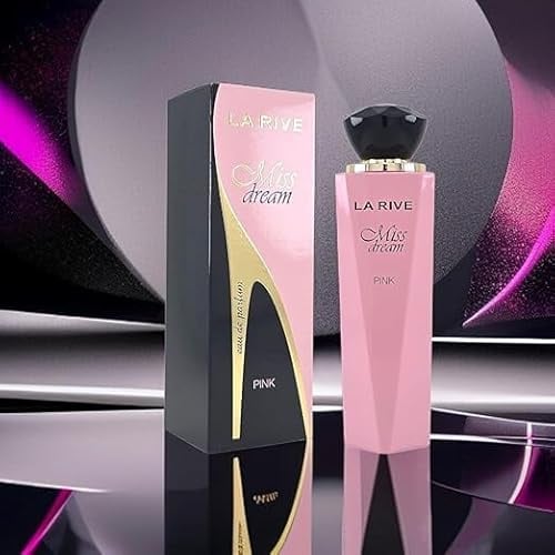 La Rive Miis Dream Pink Eau de parfum 100 ml | Parfum floral fruité pour femme avec framboise, tubéreuse et lait | Parfum longue durée pour femme | Spray EDP