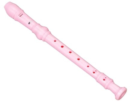Diskantflöte Diskantflöte, Spielzeug, professionelle Blockflöte, 8 Löcher, Sopran(Pink)