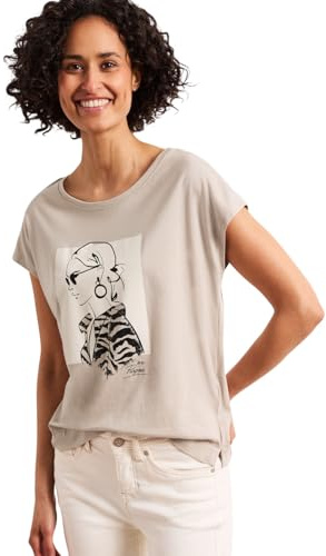 Dropped Shoulder Shirt mit Print