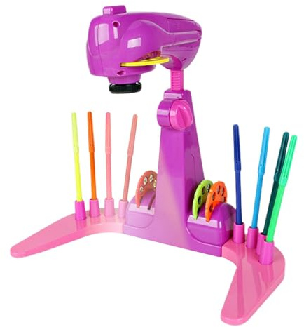 FewNvWa Projecteur de Dessin pour Enfant Jouet Éducatif Artistique Jouet d'apprentissage Graffiti en PP Adapté Aux Enfants Garçons Filles Cadeaux Anni, Violet