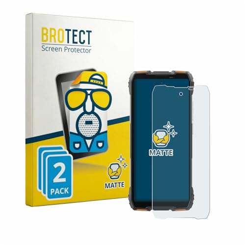 BROTECT Entspiegelungs-Schutzfolie für Blackview Oscal Pilot 6 (2 Stück) Matte Displayschutz-Folie, Anti-Reflex, Anti-Fingerprint