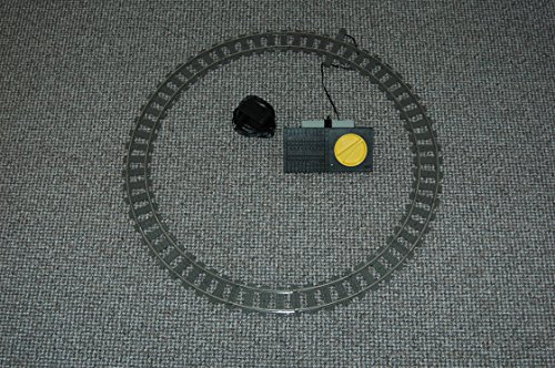 16 Lego 9V Eisenbahn Train 4520 Schienen Kreis mit Trafo Curved Tracks