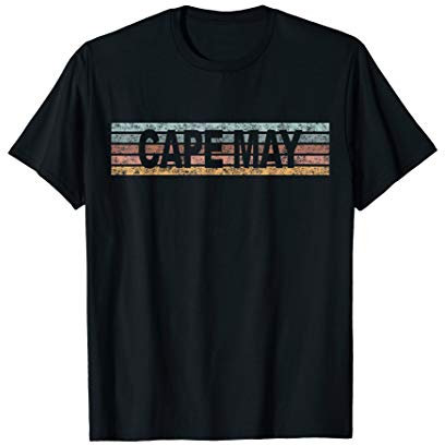 CAPE MAY New Jersey NJ USA Retro T-Shirt