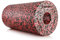 BODYMATE Faszienrolle Standard Mittel-Hart mit Gratis E-Book - Black/Pepper-Red 30x15cm