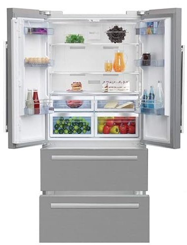 R�FRI�RATEUR 4 PORTES 387+152L H190,9XL84CM CLASSE F INOX
