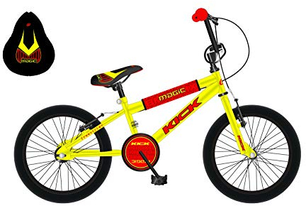T&Y Trade 20 Zoll Kinderfahrrad Kinder Jungen Mädchen Jugend Fahrrad Kinderrad Bike Rad BMX Magic Kick