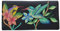 Anna by Anuschka Damen-Geldbörse, handbemalt, Leder, zweifach gefaltet, Clutch, Geldbörse, Birds in Paradise Black, Einheitsgröße