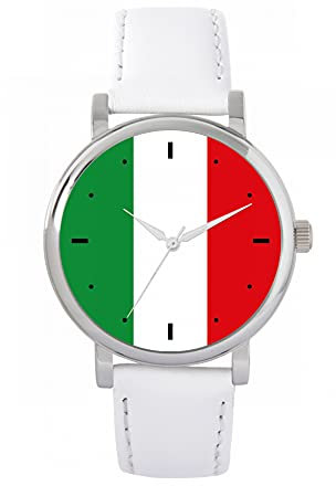 Toff London Italien Flaggenuhr