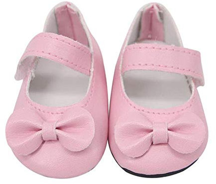 DUORUIMI Bambola scarpe carino con fiocco nodo per American Girl Doll 45,7 cm