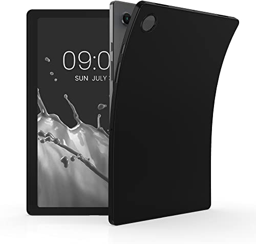 kwmobile Schutzhülle kompatibel mit Samsung Galaxy Tab A8 10.5 (2021) - Hülle Silikon - Tablet Cover Case Schwarz