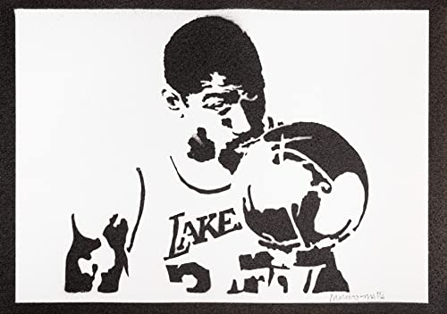 moreno-mata Echtes Handgemachtes Graffiti Magic Jo... Sport Aesthetic Poster & Kunstdrucke Bilder Plakat Handmade Deko Wandbilder Wohnzimmer Wanddeko Geschenke für Männer und Frauen